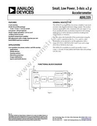 ADXL335BCPZ-RL Datasheet Cover