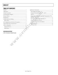 ADXL337BCPZ-RL Datasheet Page 2