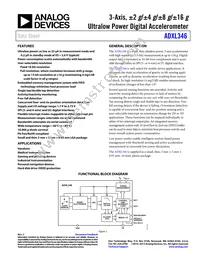 ADXL346ACCZ-RL Datasheet Cover