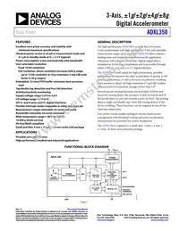ADXL350BCEZ-RL Datasheet Cover