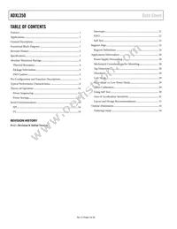 ADXL350BCEZ-RL Datasheet Page 2