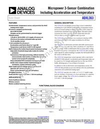 ADXL363BCCZ-RL Datasheet Cover