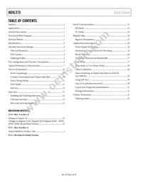 ADXL375BCCZ-RL Datasheet Page 2