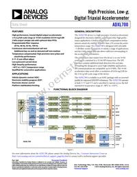 ADXL700WBRWZ-RL Datasheet Cover