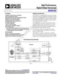 ADXRS450BEYZ-RL Datasheet Cover