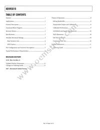 ADXRS610BBGZ-RL Datasheet Page 2