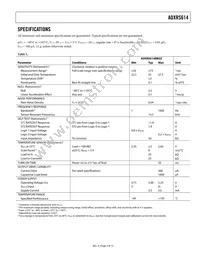 ADXRS614BBGZ-RL Datasheet Page 3