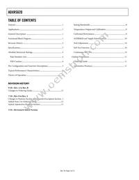 ADXRS620BBGZ-RL Datasheet Page 2