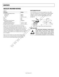 ADXRS620BBGZ-RL Datasheet Page 4