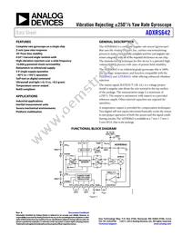 ADXRS642BBGZ-RL Datasheet Cover