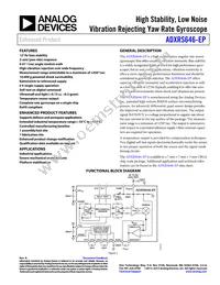 ADXRS646TBGZ-EP-RL Datasheet Cover