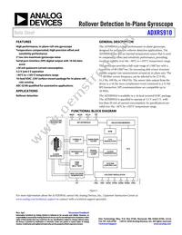ADXRS910WBRGZ-RL Datasheet Cover