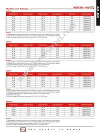 AEB70US15 Datasheet Page 2