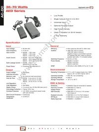 AED70US48 Datasheet Cover