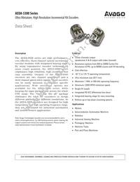 AEDA-3300-TE1 Datasheet Cover