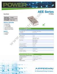 AEE01AA18-LS Datasheet Cover