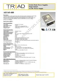 AEU65-480 Cover