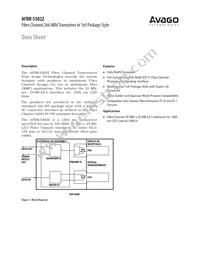 AFBR-5302Z Datasheet Cover