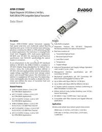 AFBR-57J9AMZ Datasheet Cover