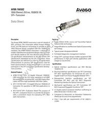 AFBR-700SDZ Datasheet Cover