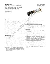 AFBR-707SDZ Datasheet Cover