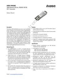 AFBR-709ASMZ Datasheet Cover