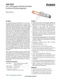 AFBR-79E3PZ Datasheet Cover