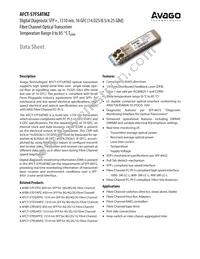 AFCT-57F5ATMZ Datasheet Cover