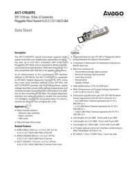 AFCT-57R5ATPZ Datasheet Cover