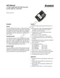 AFCT-5805AEMZ Datasheet Cover