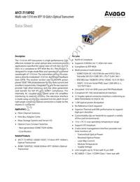 AFCT-711XPDZ Datasheet Cover