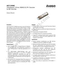 AFCT-739SMZ Datasheet Cover