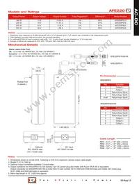 AFE220PS48 Datasheet Page 2