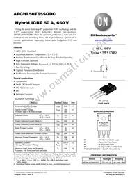 AFGHL50T65SQDC Datasheet Cover