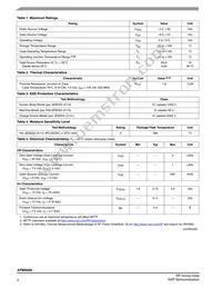 AFM906NT1 Datasheet Page 2