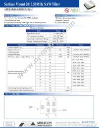 AFS14A15-2017.50-T2 Datasheet Cover