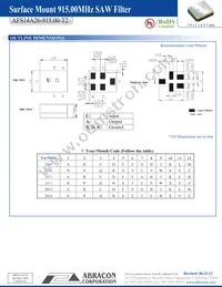 AFS14A26-915.00-T2 Datasheet Page 2
