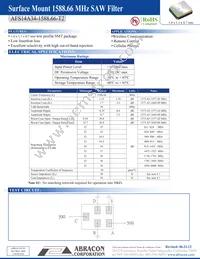 AFS14A34-1588.66-T2 Datasheet Cover