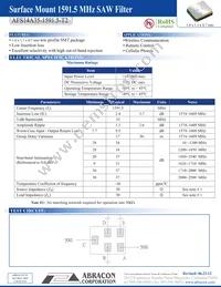 AFS14A35-1591.50-T2 Datasheet Cover