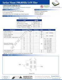 AFS14A40-1900.00-T3 Datasheet Cover
