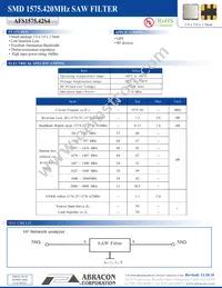 AFS1575.42S4-T Datasheet Cover