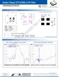 AFS20A02-1575.42-T2 Datasheet Page 2