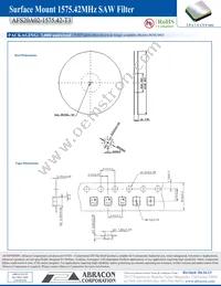 AFS20A02-1575.42-T3 Datasheet Page 4