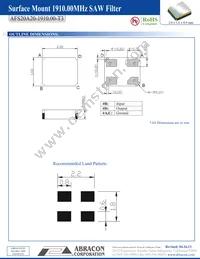 AFS20A20-1910.00-T3 Datasheet Page 2