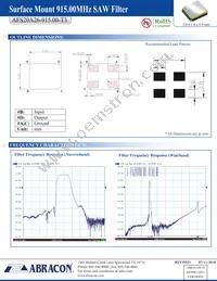 AFS20A26-915.00-T3 Datasheet Page 2