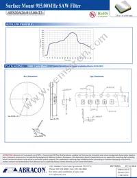 AFS20A26-915.00-T3 Datasheet Page 4