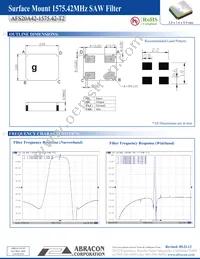 AFS20A42-1575.42-T2 Datasheet Page 2