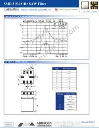 AFS315E Datasheet Page 2