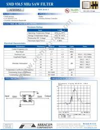 AFS930S3 Datasheet Cover