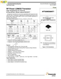 AFT05MS006NT1 Datasheet Cover